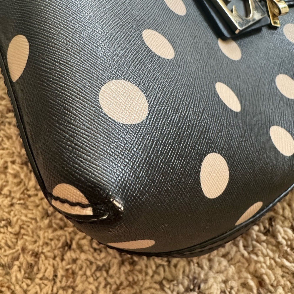 Kate Spade Handle‎ Bag, Black White Polka Dot - Picture 16 of 16